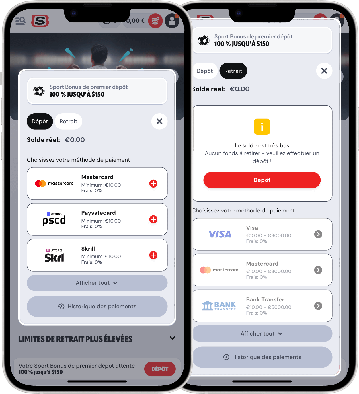 Méthodes de paiement Supabet – dépôts et retraits sécurisés
